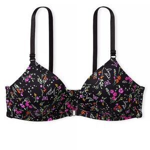 NWOT Pink Victoria's Secret Adaptive wear everywhere wireless front-close bra